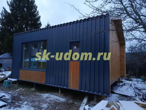 Строительство каркасного дома Барнхаус в СНТ Стекловолокно Владимирской области
