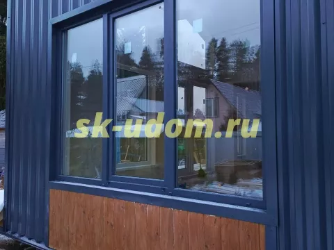 Строительство каркасного дома Барнхаус в СНТ Стекловолокно Владимирской области