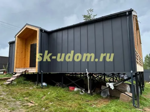 Строительство каркасного дома в СНТ Стройкерамика Ивановской области