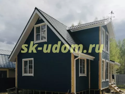 Строительство каркасного дома для постоянного проживания в деревне Стулово Ногинского района Московской области