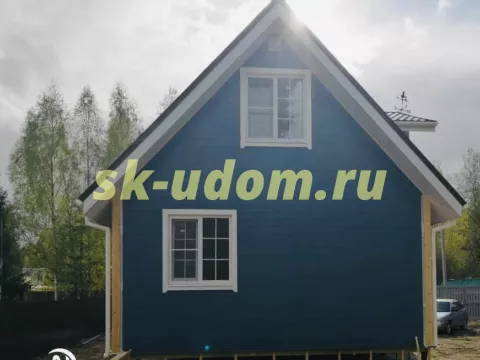 Строительство каркасного дома для постоянного проживания в деревне Стулово Ногинского района Московской области