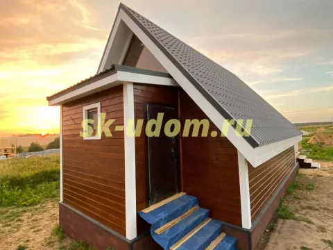 Строительство каркасного дома А-фрейм в с. Суромна Суздальского района Владимирской области