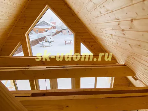 Строительство каркасного дома А-фрейм в г. Суздаль Владимирской области