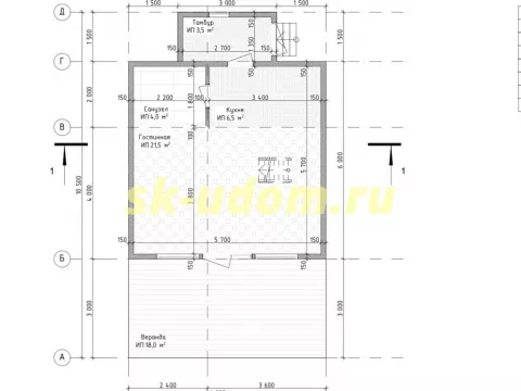 Строительство каркасного дома А-фрейм в г. Суздаль Владимирской области