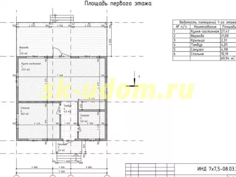 Строительство каркасного дома в г. Суздаль Владимирской области