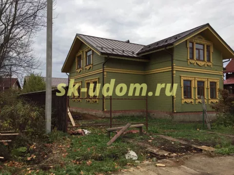 Строительство каркасного дома в псевдорусском стиле в г. Суздаль