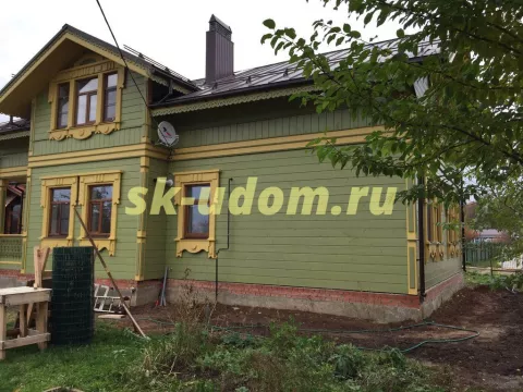 Строительство каркасного дома в псевдорусском стиле в г. Суздаль