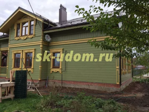 Строительство каркасного дома в псевдорусском стиле в г. Суздаль