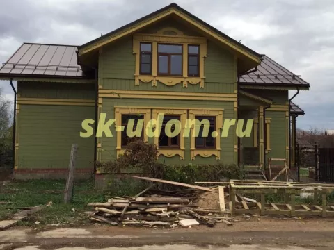 Строительство каркасного дома в псевдорусском стиле в г. Суздаль