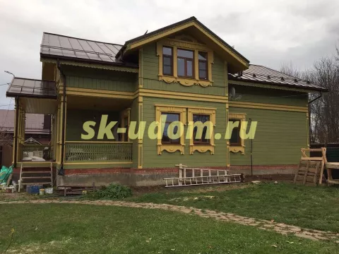 Строительство каркасного дома в псевдорусском стиле в г. Суздаль