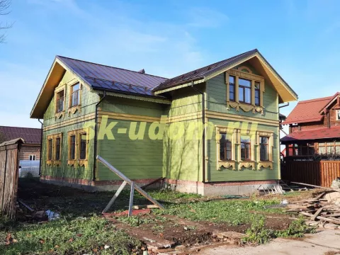 Строительство каркасного дома в псевдорусском стиле в г. Суздаль