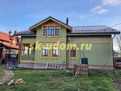 Строительство каркасного дома в псевдорусском стиле в г. Суздаль