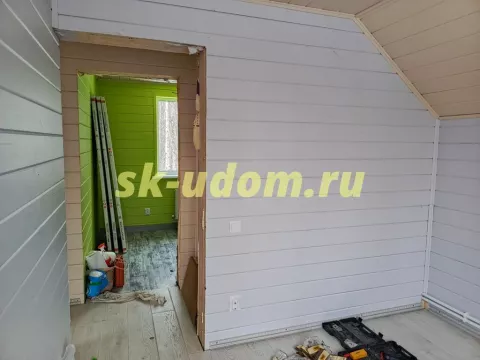 Строительство каркасного дома в д. Телешово Дмитровского района Московской области