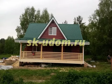 Строительство каркасного дома в д. Цепнино Петушинского района Владимирской области