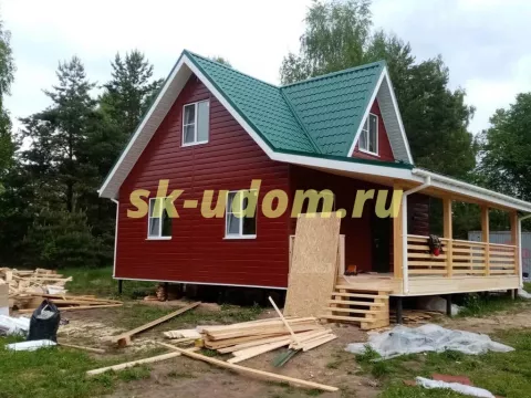 Строительство каркасного дома в д. Цепнино Петушинского района Владимирской области