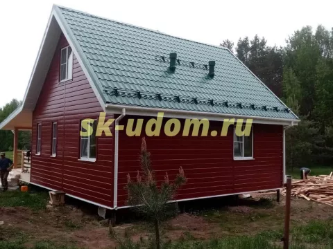 Строительство каркасного дома в д. Цепнино Петушинского района Владимирской области