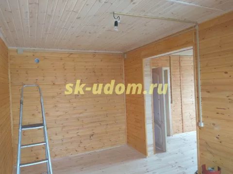 Строительство каркасного дома в ДНП Улыбка-1 Заокского района Тульской области 