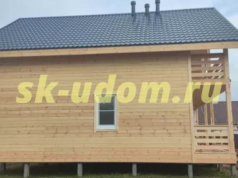 Строительство каркасного дома в д. Улыбышево Владимирской области