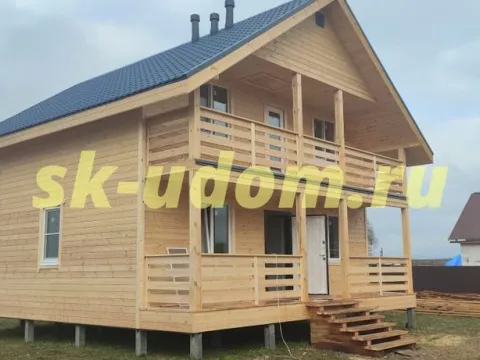 Строительство каркасного дома в д. Улыбышево Владимирской области
