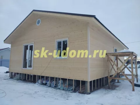 Строительство каркасного дома в д. Уварово Владимирской области