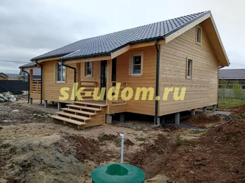 Строительство каркасного дома в п. Васькино Чеховского района Московской области