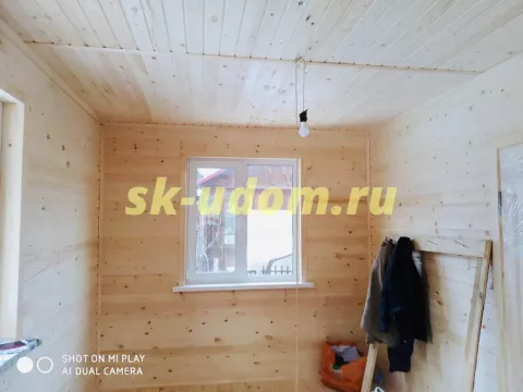 Строительство каркасного дома для постоянного проживания в посёлке имени Воровского Ногинского района Московской области