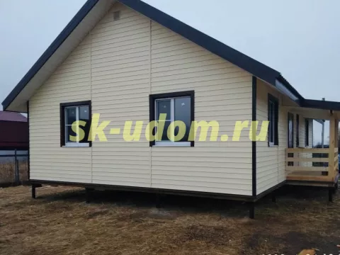 Строительство каркасного дома для постоянного проживания в городе Воскресенск Московской области