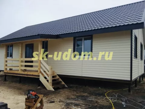 Строительство каркасного дома для постоянного проживания в городе Воскресенск Московской области