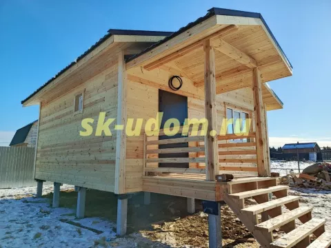 Строительство каркасной бани в КП Высокое-Гульнево Дмитровского района Московской области