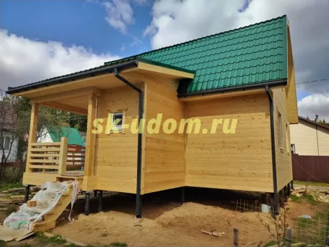 Строительство каркасного дома в СНТ «Лесной поселок» Одинцовского городского округа Московской области