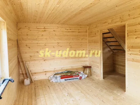 Cтроительство каркасного дома для постоянного проживания в деревне Захарово