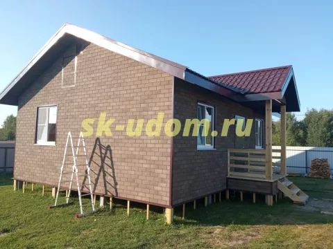 Строительство каркасного дома в д. Запрудье Собинского района Владимирской области