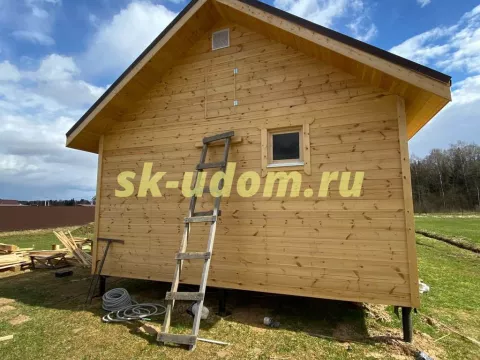 Строительство бани в коттеджном посёлке Затёсово Московской области