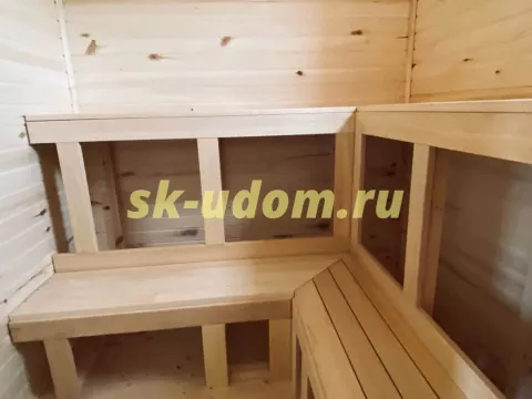 Строительство бани в коттеджном посёлке Затёсово Московской области