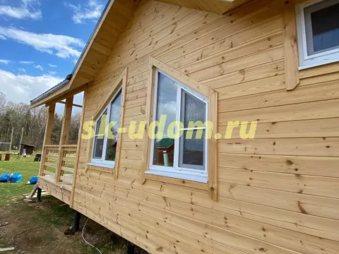 Строительство бани в коттеджном посёлке Затёсово Московской области
