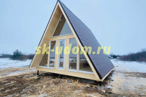 Строительство каркасного дома А-фрейм в г. Суздаль Владимирской области