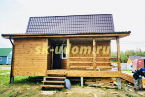 Строительство каркасного дома для постоянного проживания в посёлке Арсаки Александровского района Владимирской области