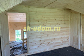 Строительство каркасного дома в деревне Белое Озеро Воскресенского района Московской области