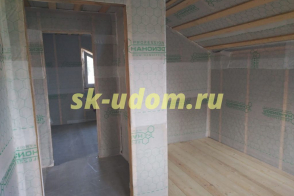Строительство каркасного дома в д. Бережки Солнечногорского района Московской области