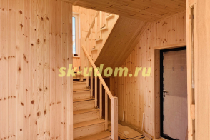 Каркасный дом для постоянного проживания в деревне Бизимово Владимирской области