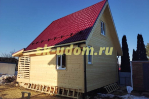 Строительство каркасного дома в д. Андреевское Ленинского района Московской области