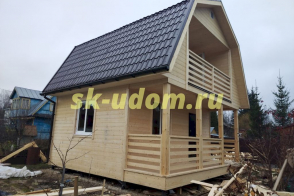 Строительство каркасного дома в СНТ Дорожник Судогодского района Владимирской области