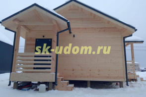 Строительство каркасного дома-бани в п. Эко Озеро Волоколамского района Московской области