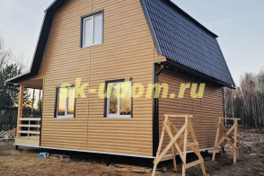 Строительство каркасного дома в деревне Городищи Меленковского района Владимирской области