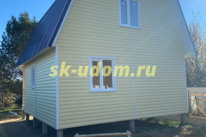 Строительство каркасного дома в д. Князьчино Талдомского района Московской области
