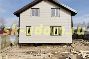 Строительство каркасного дома для постоянного проживания в деревне Красное Сущёво Суздальского района Владимирской области