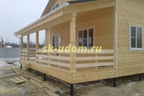 Строительство каркасного дома в городе Куровское