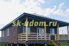 Строительство каркасного дома по индивидуальному проекту в д. Легково Владимирской области