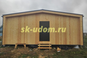 Строительство каркасного дома Барнхаус в с. Малое-Борисково Суздальского района Владимирской области