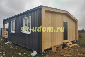 Строительство каркасного дома Барнхаус в с. Малое-Борисково Суздальского района Владимирской области